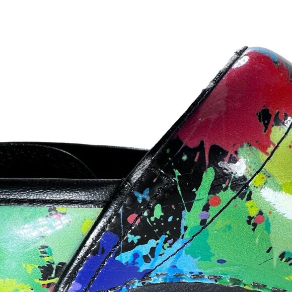 Dansko Clogs Shoes EU 36 Paint Splatter Professional Nursing Slip On READ 5.5-6 - Picture 13 of 16